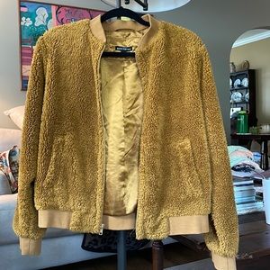 NWOT ❗️J Crew Factory Teddy Bomber Jacket